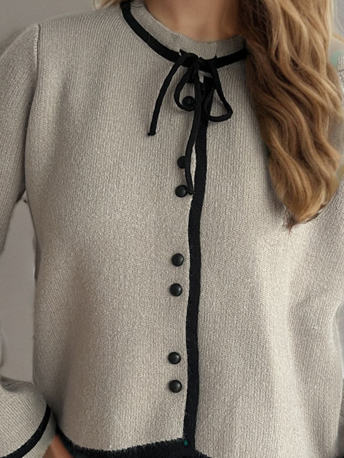 Button Down Long Sleeve Cardigan.